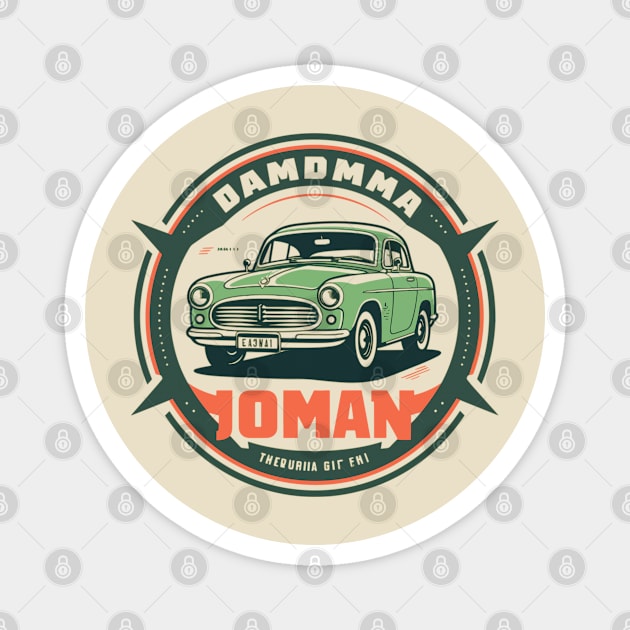 JDM Logo Vintage Style Magnet by Rafael Pando